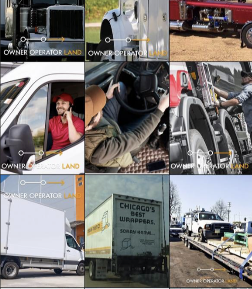 Owner Operator Land landing page before
